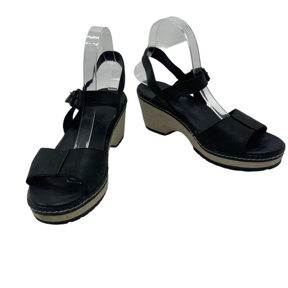 Merrell Shoes - Merrell Halendi Strap Leather Platform Block Heel OpenToe Sandals Size 9